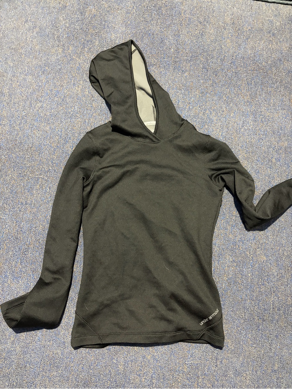 Black Hooded Women's Sweater - cold gear
